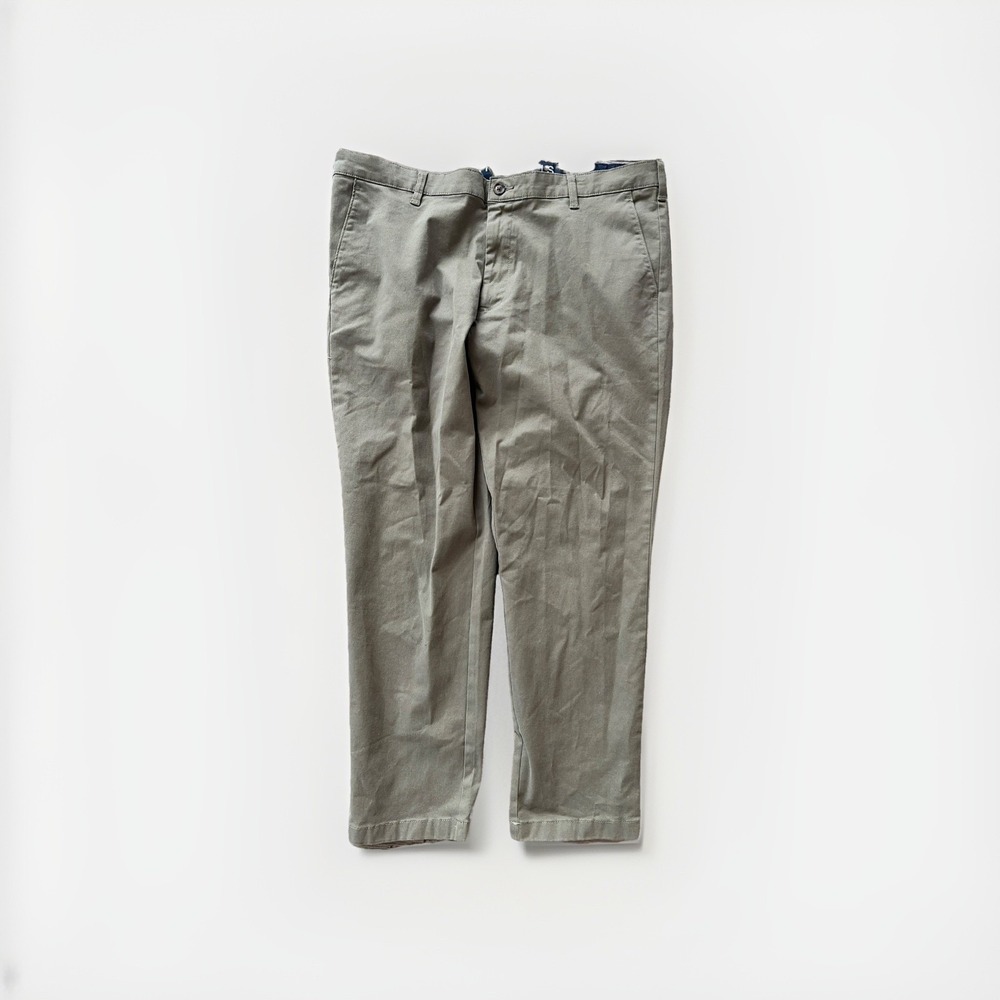 PERRY ELLIS COTTONS Pants Mens Size‎ 40 Green Chinos Classic NWT Career